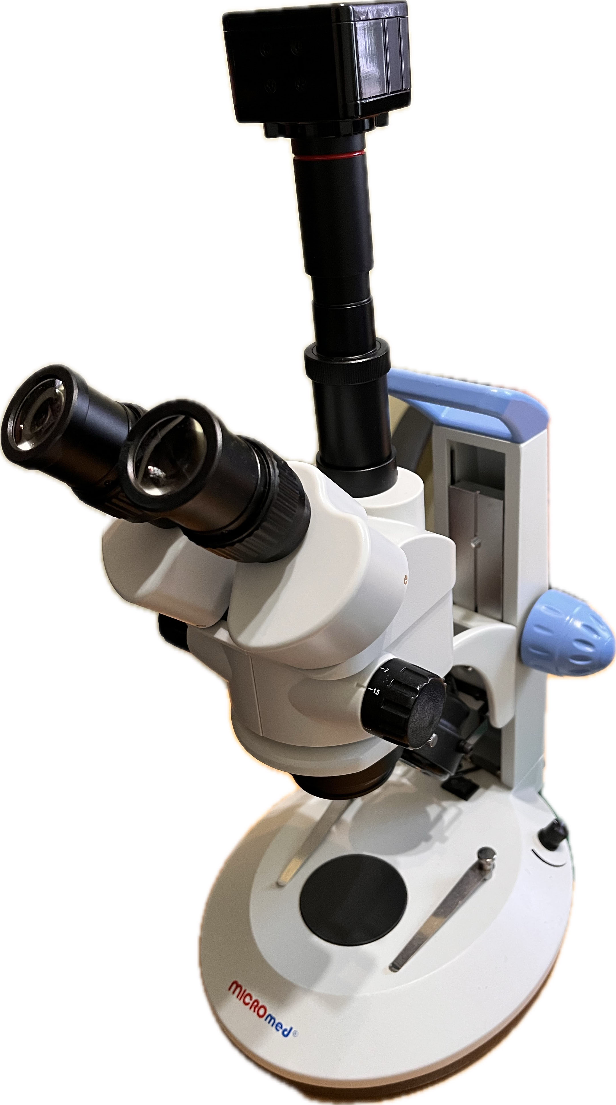 Мікроскоп бінокулярний стереоскопічний Мicromed з цифровою камерою 